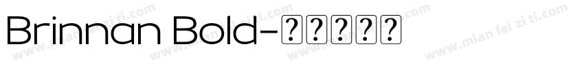 Brinnan Bold字体转换